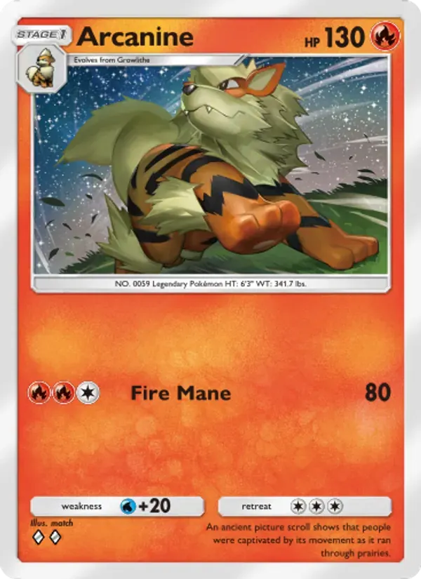 Arcanine 026/155 Guardiões Celestiais