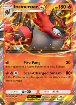 Incineroar ex 033 Guardiões Celestiais