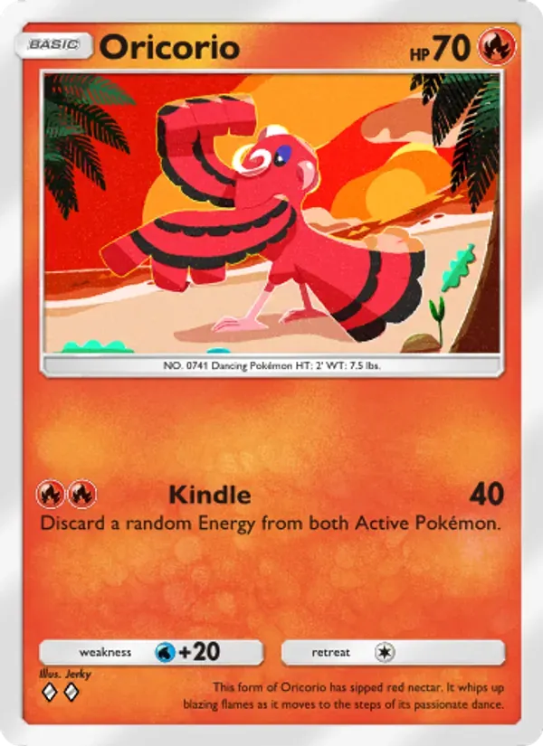 Oricorio 034/155 Guardiões Celestiais