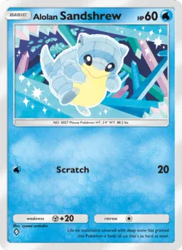 Alolan Sandshrew 038 Guardiões Celestiais