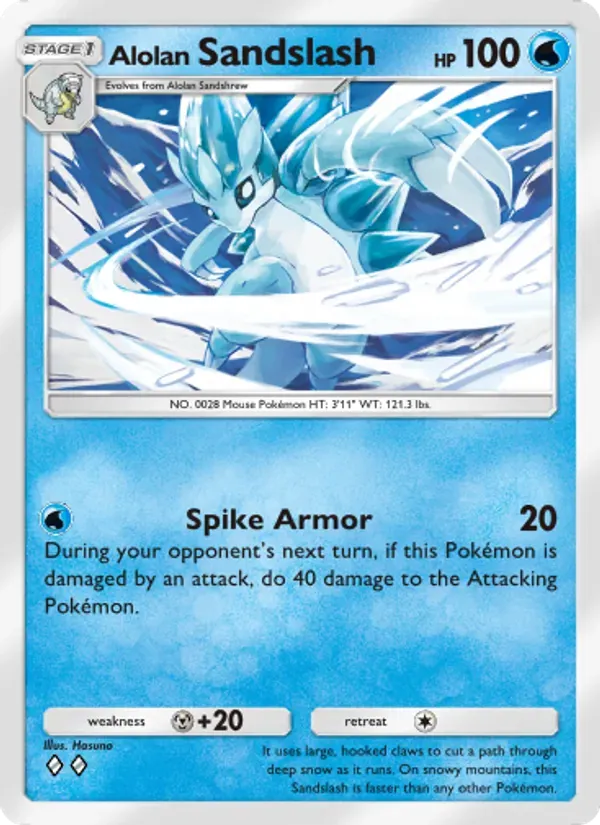 Alolan Sandslash 039/155 Guardiões Celestiais