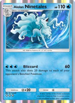Alolan Ninetales 041 Guardiões Celestiais