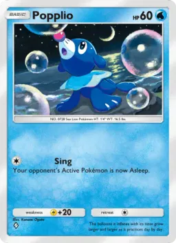 Popplio 045 Guardiões Celestiais