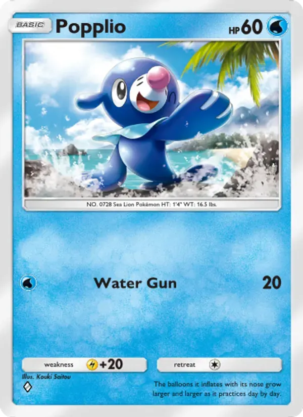 Popplio 046/155 Guardiões Celestiais