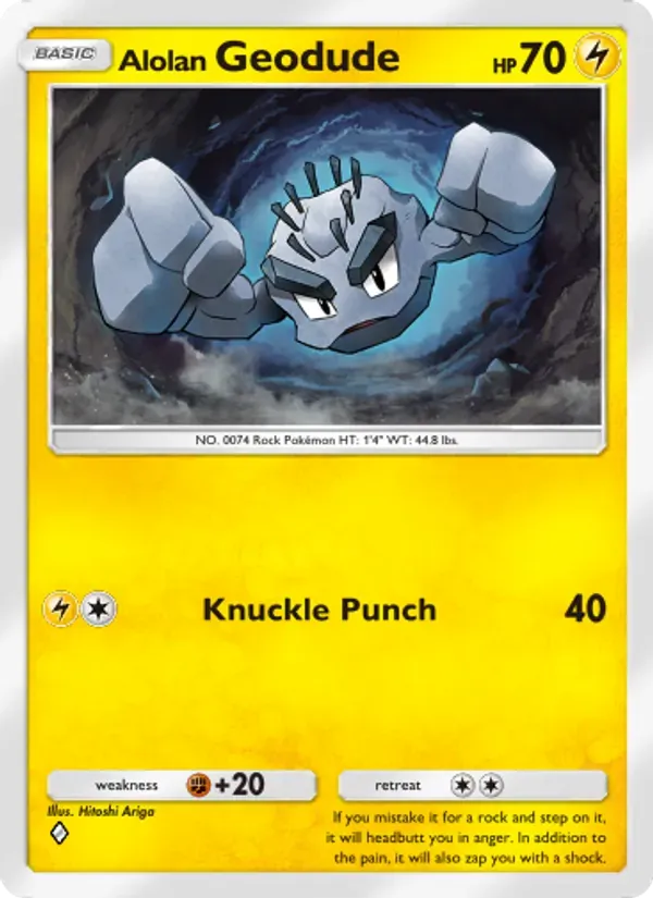 Alolan Geodude 059/155 Guardiões Celestiais