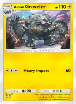 Alolan Graveler 060 Guardiões Celestiais