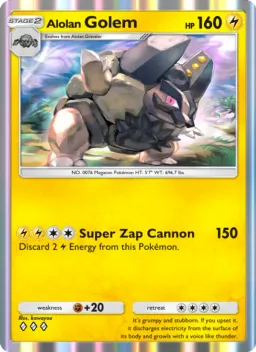 Alolan Golem 061 Guardiões Celestiais