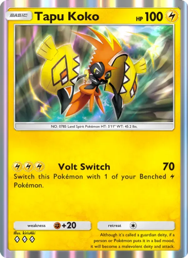 Tapu Koko 068/155 Guardiões Celestiais