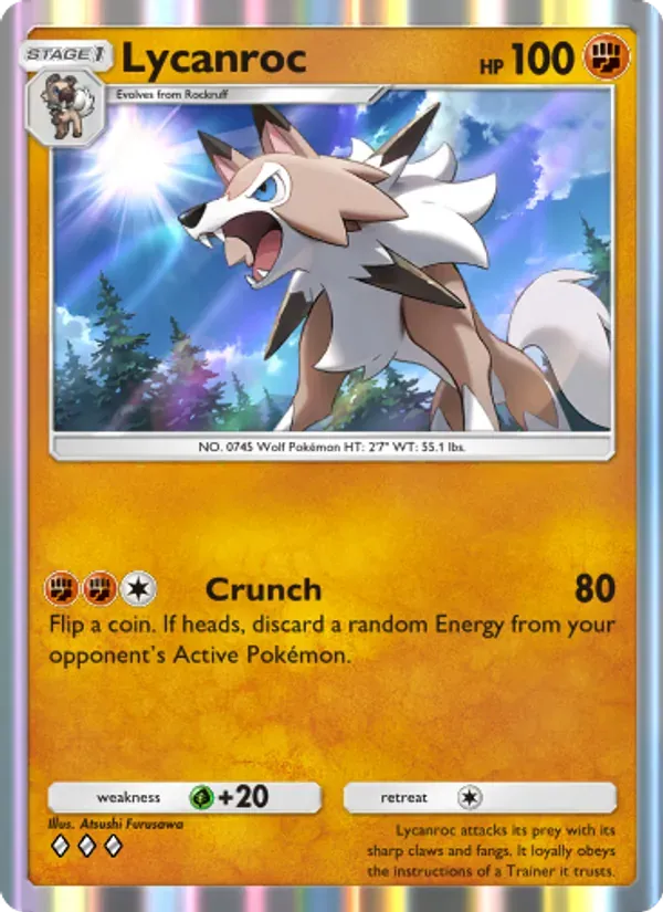 Lycanroc 100/155 Guardiões Celestiais