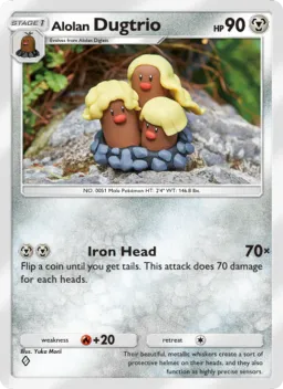 Alolan Dugtrio 118 Guardiões Celestiais