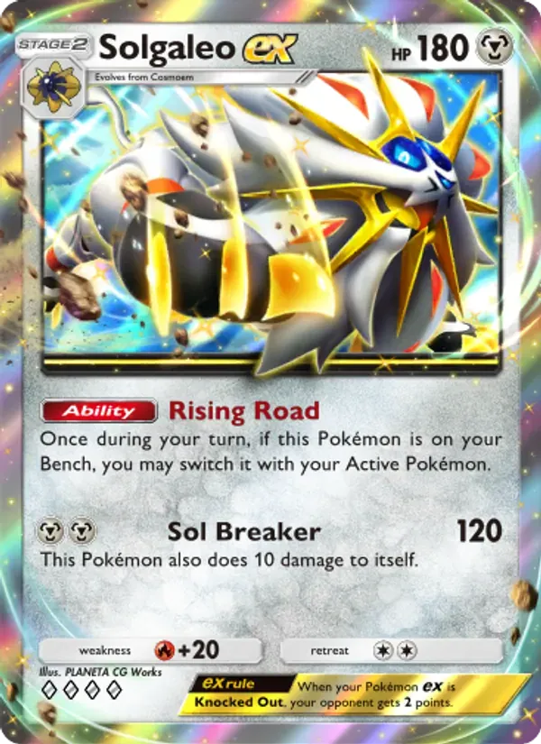 Solgaleo ex 122/155 Guardiões Celestiais