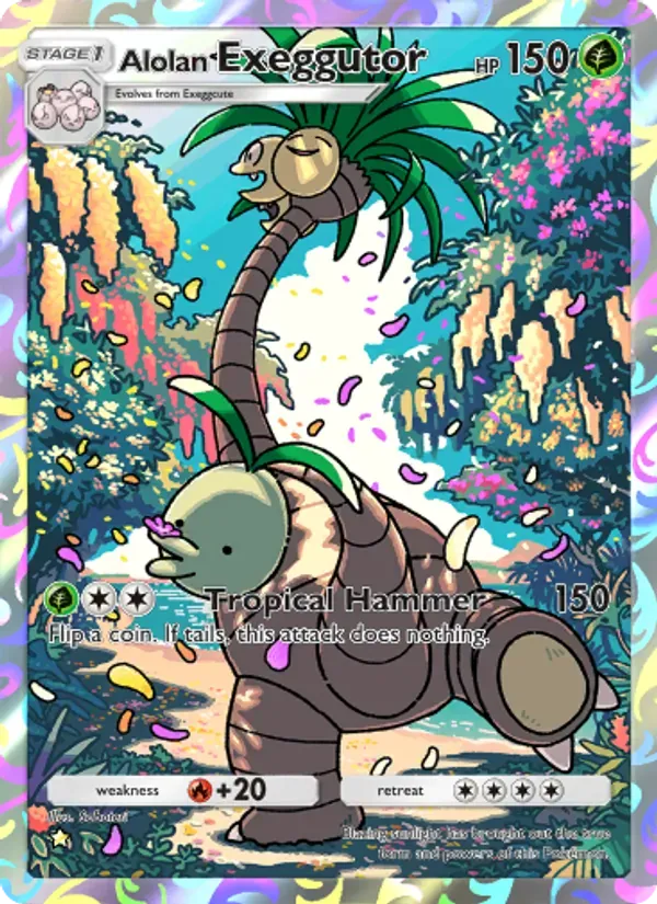 Alolan Exeggutor 156/155 Guardiões Celestiais