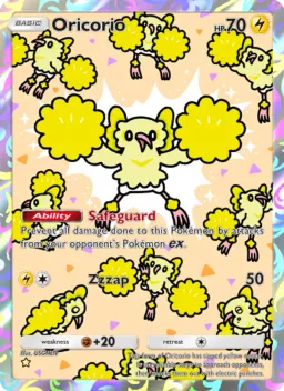 Oricorio 165 Guardiões Celestiais