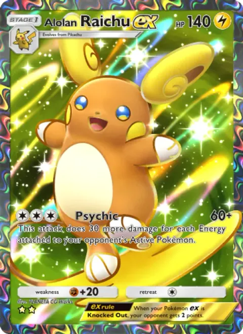 Alolan Raichu ex 185/155