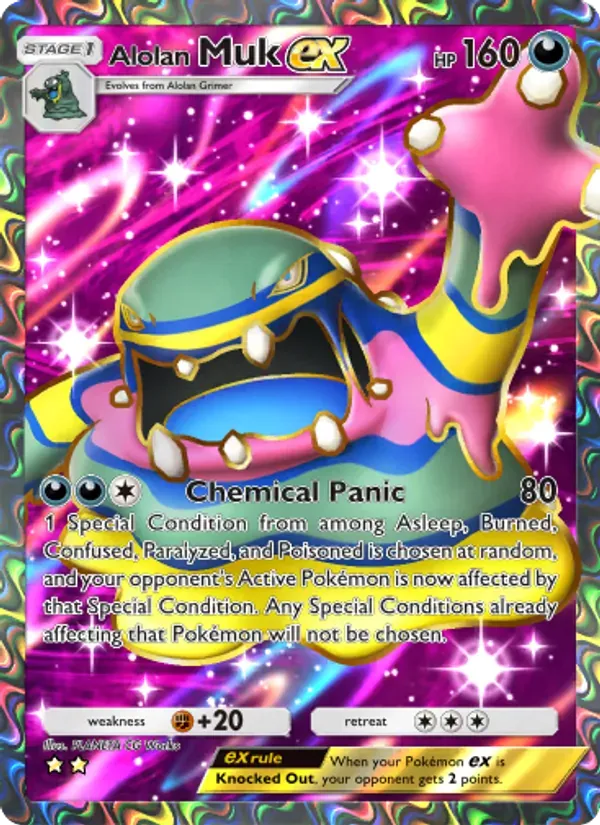 Alolan Muk ex 188/155 Guardiões Celestiais