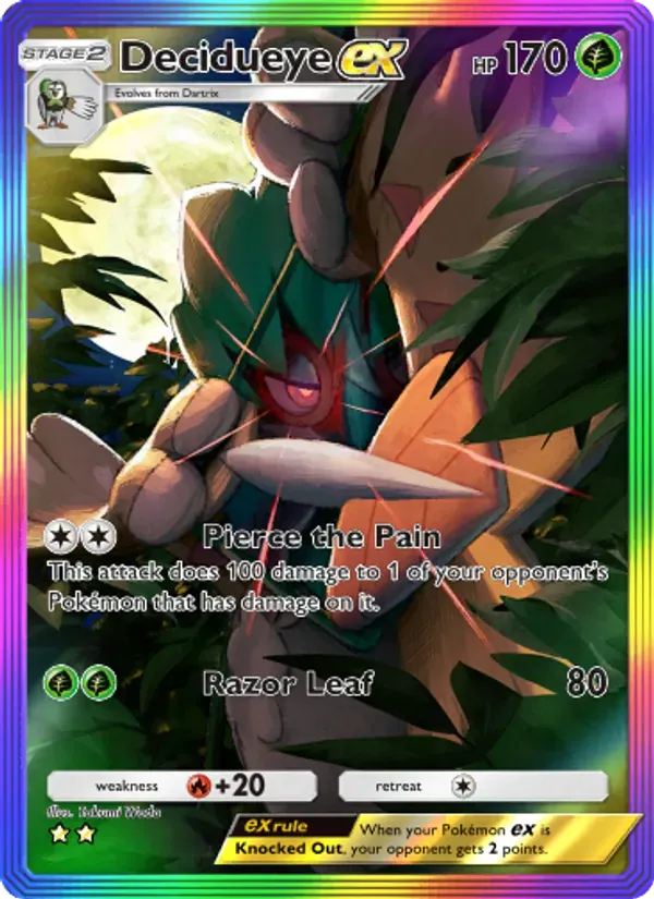 Decidueye ex 198/155 Guardiões Celestiais