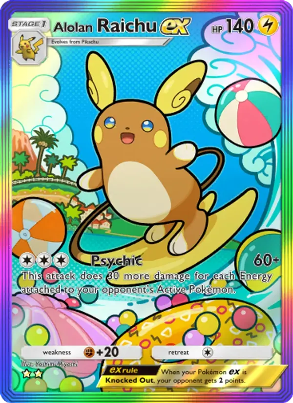 Alolan Raichu ex 203/155 Guardiões Celestiais