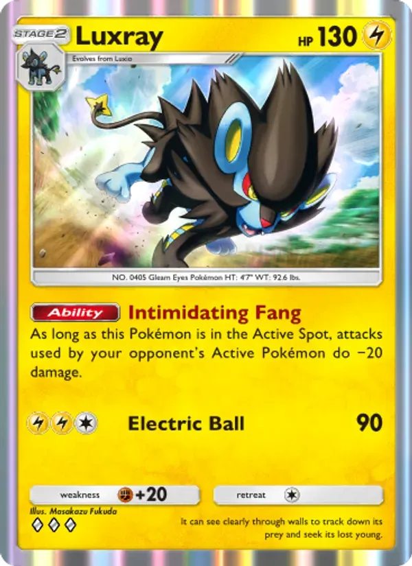 Luxray 015/69 Extradimensional Crisis
