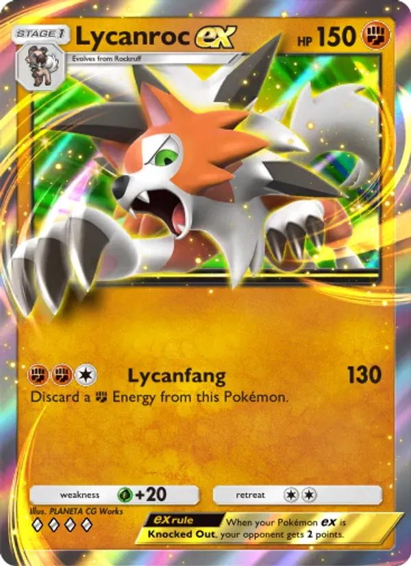Lycanroc ex 033/69 Extradimensional Crisis