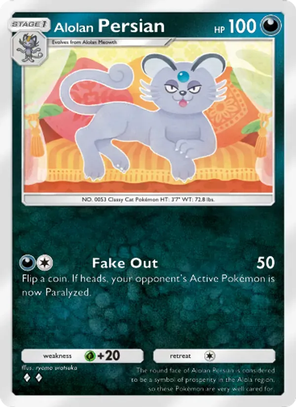 Alolan Persian 038/69 Extradimensional Crisis