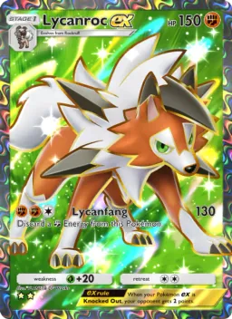 Lycanroc ex 078 Extradimensional Crisis