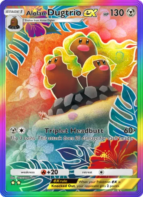 Alolan Dugtrio ex 087/69