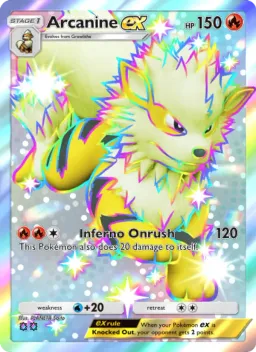 Arcanine ex 100 Extradimensional Crisis