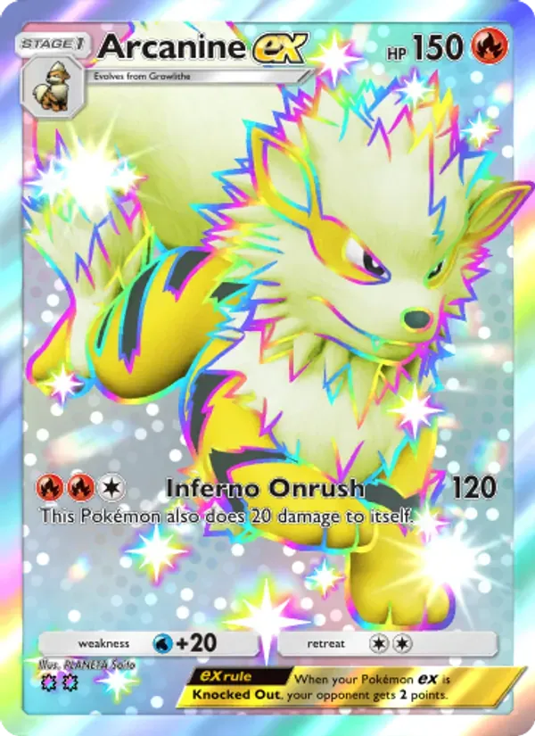 Arcanine ex 100/69 Extradimensional Crisis
