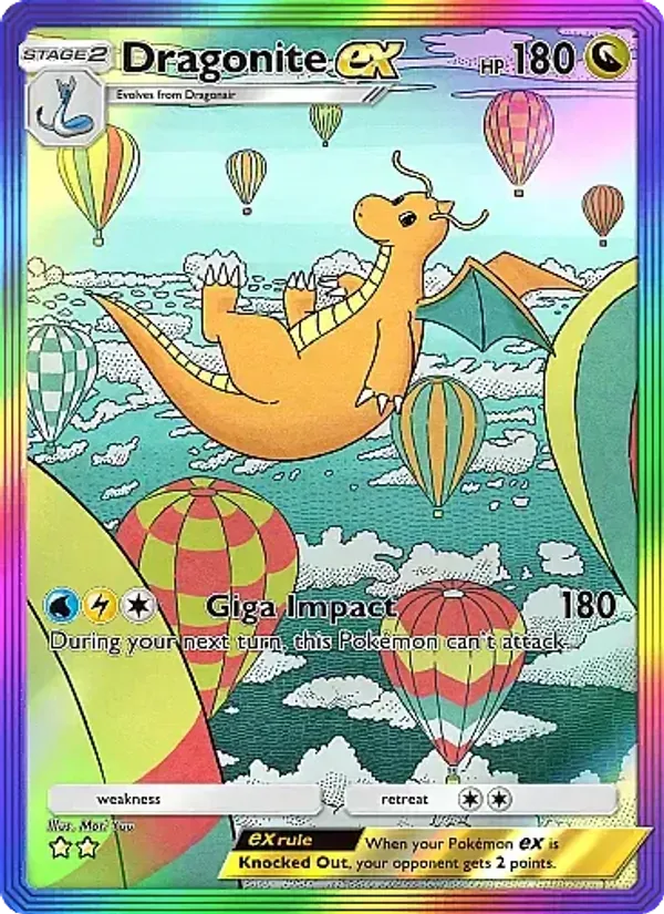 Dragonite ex 090/69 Eevee Grove