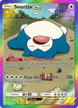 Snorlax ex 091 Eevee Grove