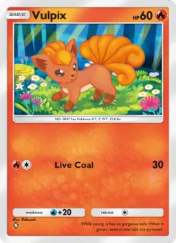 Vulpix 025 Wisdom of Sea and Sky