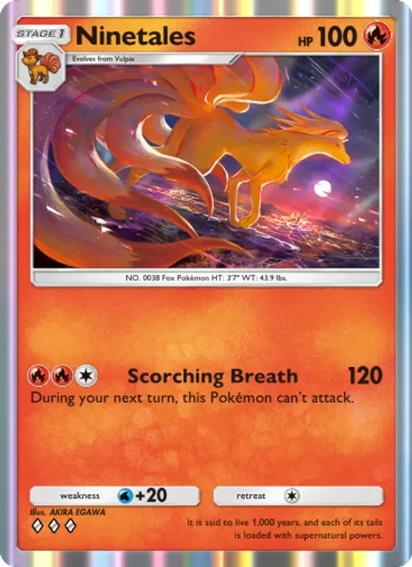 Ninetales 026/161 Wisdom of Sea and Sky