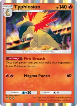 Typhlosion 029 Wisdom of Sea and Sky