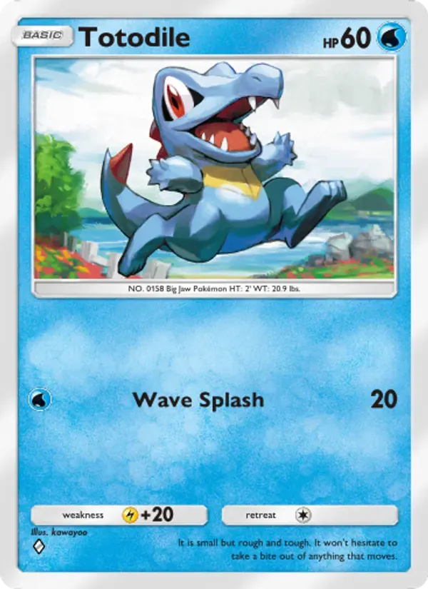 Totodile 046/161 Wisdom of Sea and Sky