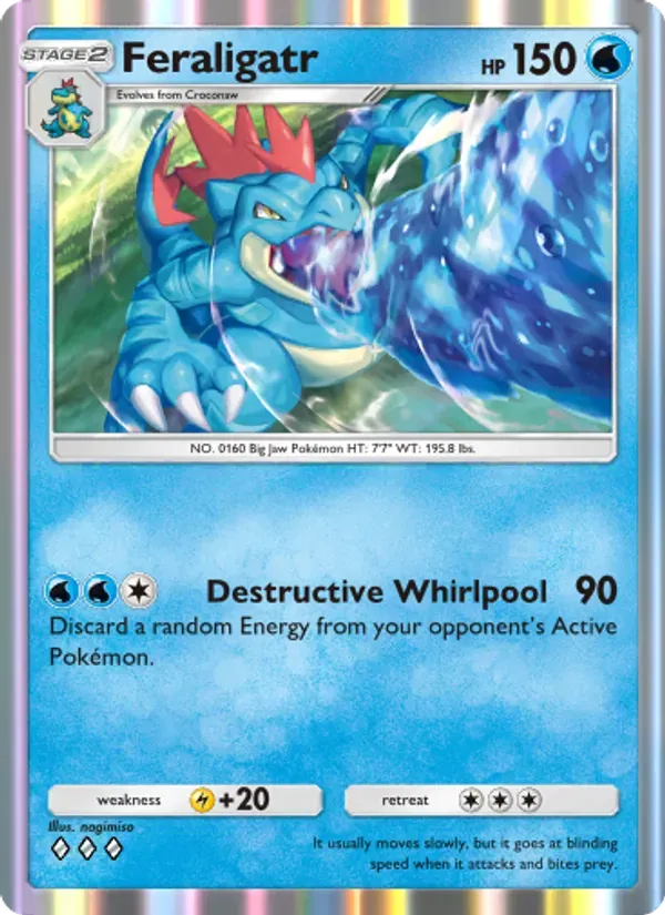 Feraligatr 048/161 Wisdom of Sea and Sky