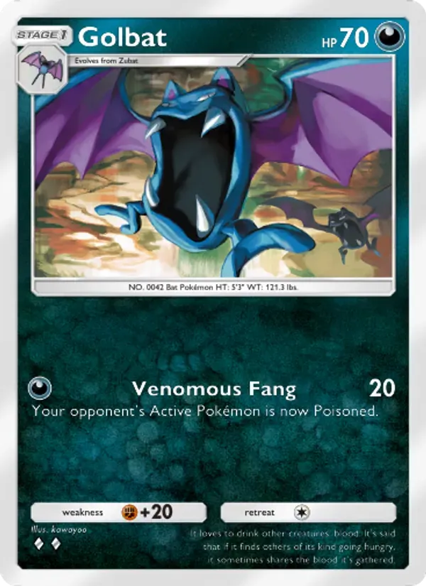 Golbat 108/161 Wisdom of Sea and Sky
