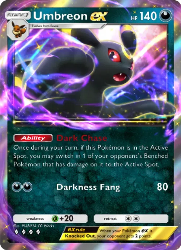 Umbreon ex 112/161 Wisdom of Sea and Sky