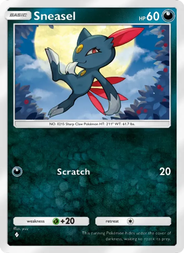 Sneasel 115/161 Wisdom of Sea and Sky