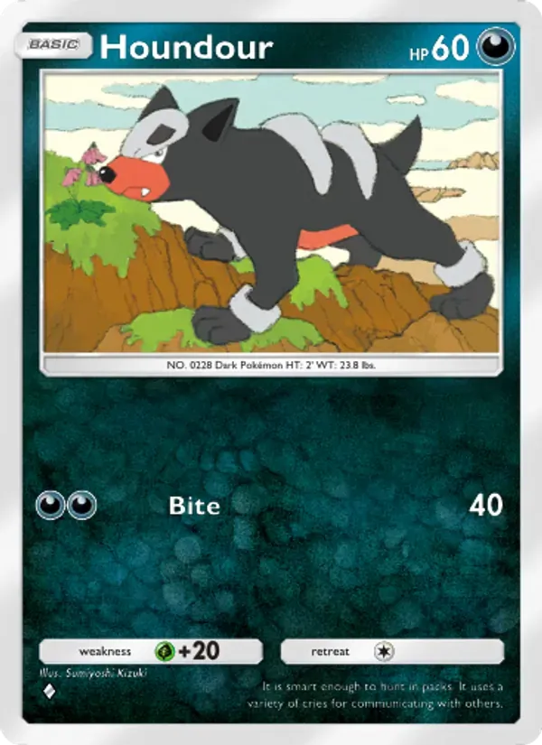 Houndour 117/161 Wisdom of Sea and Sky