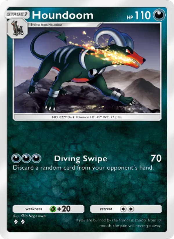 Houndoom 118/161 Wisdom of Sea and Sky