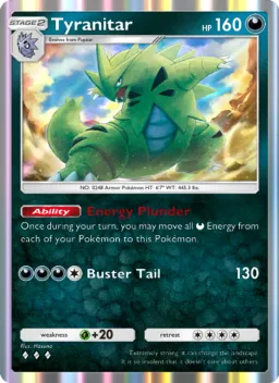 Tyranitar 119 Wisdom of Sea and Sky