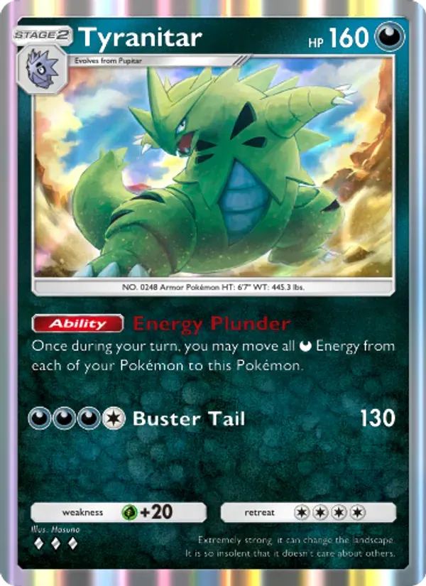 Tyranitar 119/161 Wisdom of Sea and Sky