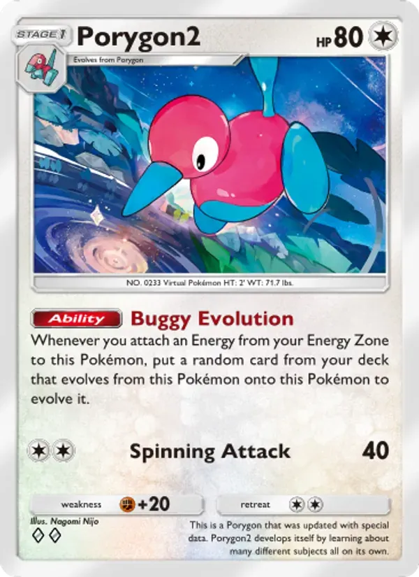 Porygon2 136/161 Wisdom of Sea and Sky