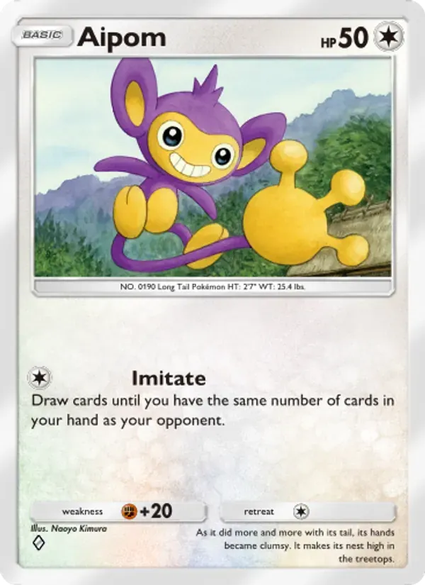 Aipom 142/161 Wisdom of Sea and Sky