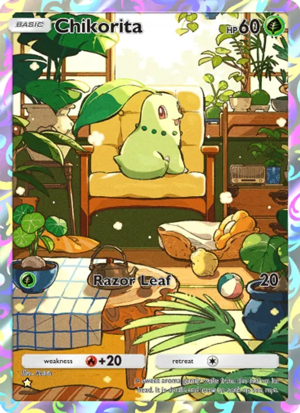 Chikorita 162/161 Wisdom of Sea and Sky