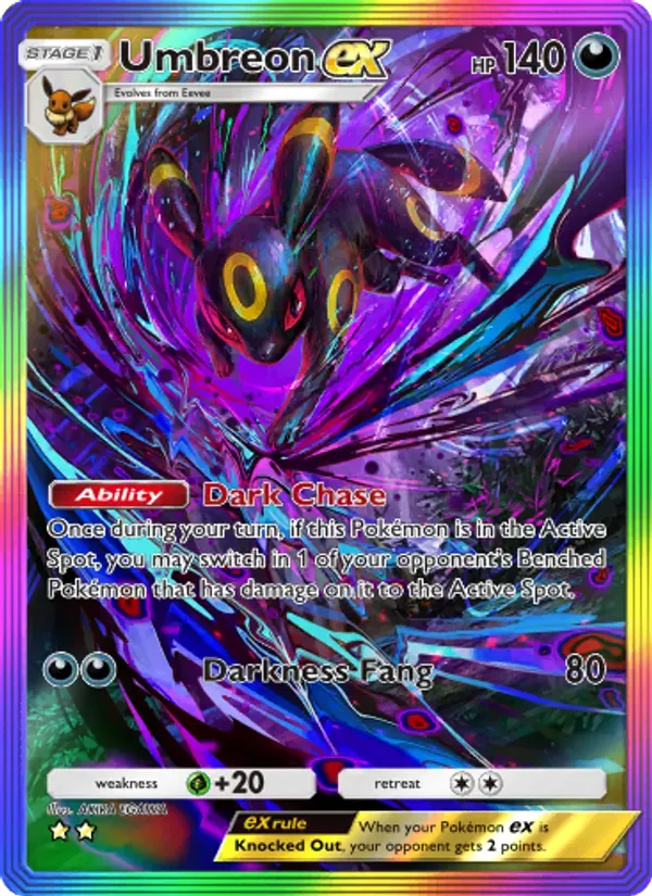 Umbreon ex 208/161 Wisdom of Sea and Sky