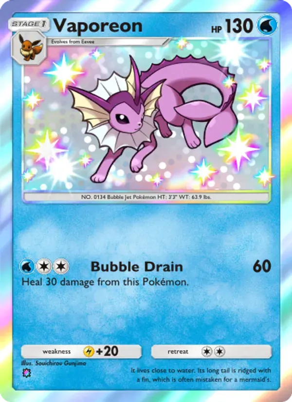 Vaporeon 216/161 Wisdom of Sea and Sky