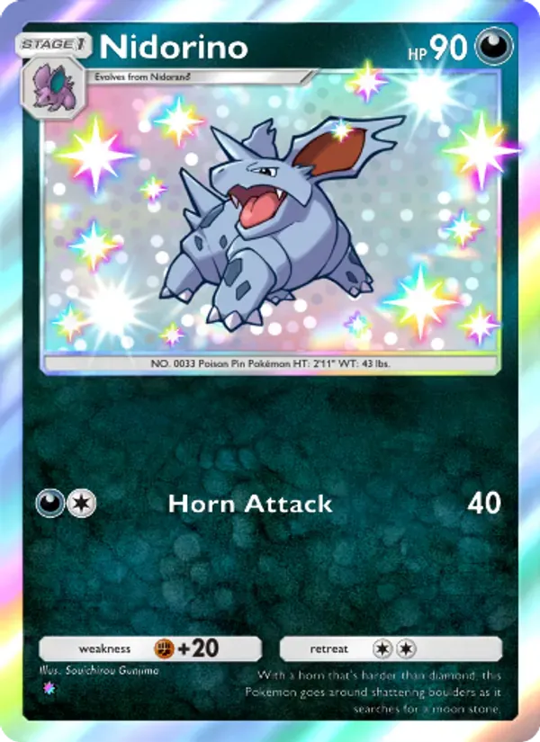 Nidorino 227/161 Wisdom of Sea and Sky