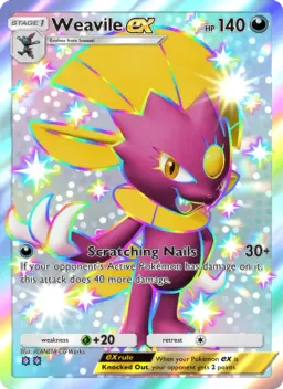 Weavile ex 238 Wisdom of Sea and Sky