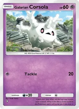 Galarian Corsola 034 Nascentes Reclusas